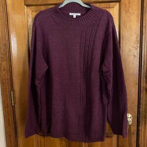 New NorthStyle Plum Tunic Sweater XL